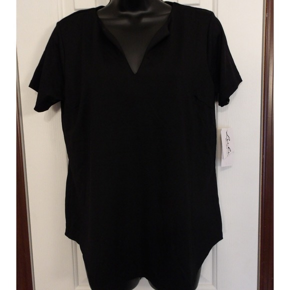 Lila-B Cooling UPF 50+ Sun Protection‎ Top Tee Shirt Black Women's L - Picture 1 of 4